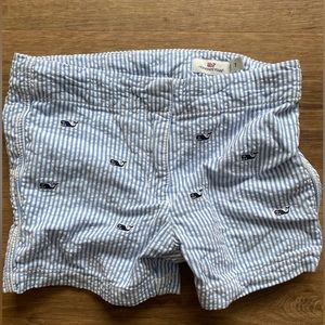 Vineyard Vines girls size 7 seersucker shorts